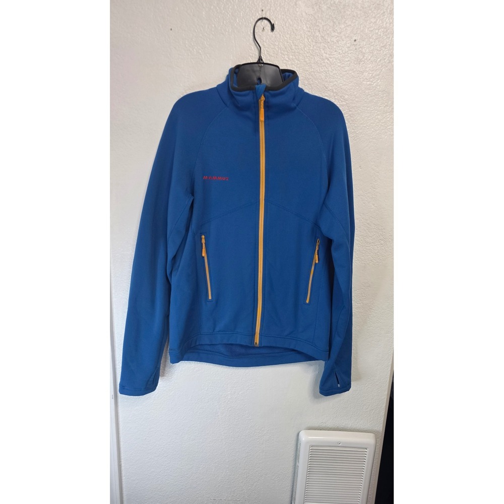Mammut Fleece Jacket Mens Large Blue Excellent